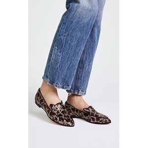Kate spade leopard loafers